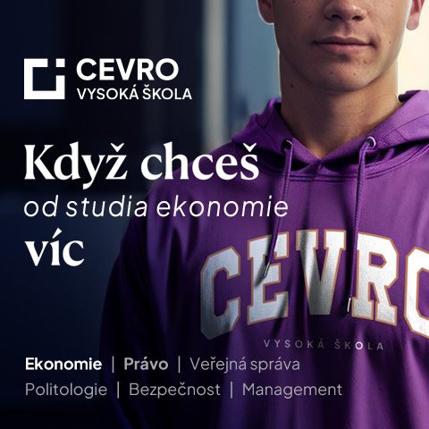 Campaign square — the CEVRO logo on purple