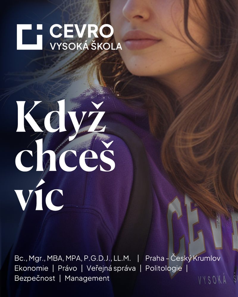 Campaign ad for law studies, 'Když chceš víc od studia práva'