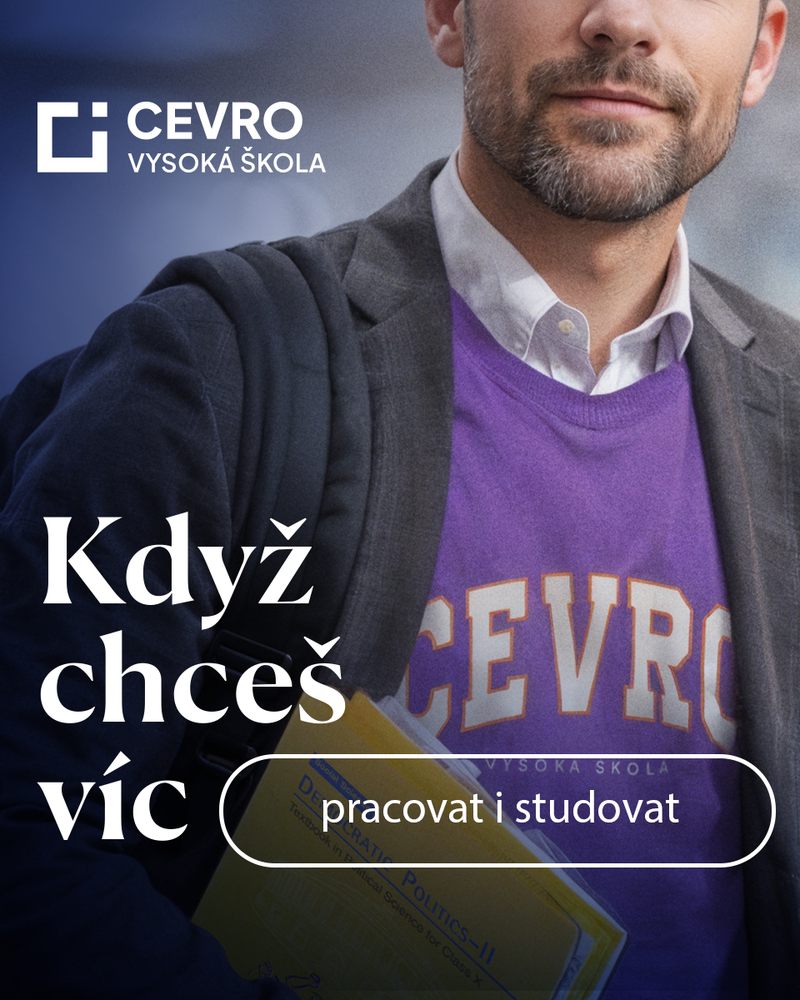 Campaign ad for management studies, 'Když chceš víc od studia managementu'