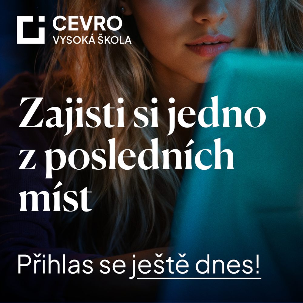 Campaign ad aimed at working students, 'pracovat i studovat'